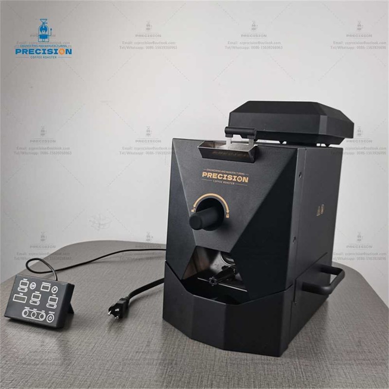 কফি হোম রোস্টার 3800Kcal সেমি হট এয়ার স্বয়ংক্রিয় কফি রোস্টিং সরঞ্জাম হোম জন্য