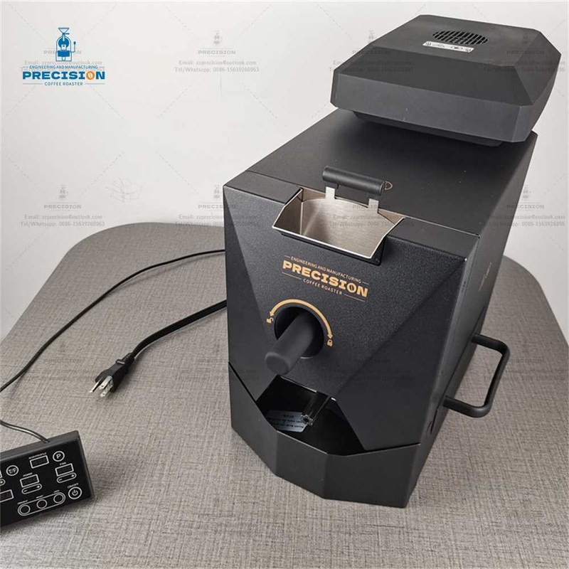 কফি হোম রোস্টার 3800Kcal সেমি হট এয়ার স্বয়ংক্রিয় কফি রোস্টিং সরঞ্জাম হোম জন্য
