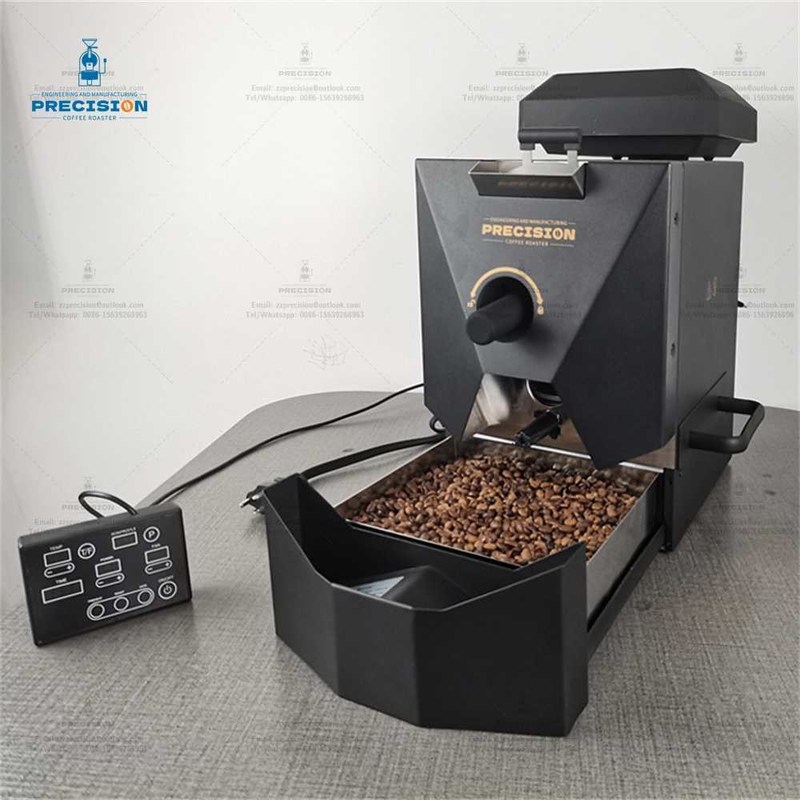 কফি হোম রোস্টার 3800Kcal সেমি হট এয়ার স্বয়ংক্রিয় কফি রোস্টিং সরঞ্জাম হোম জন্য