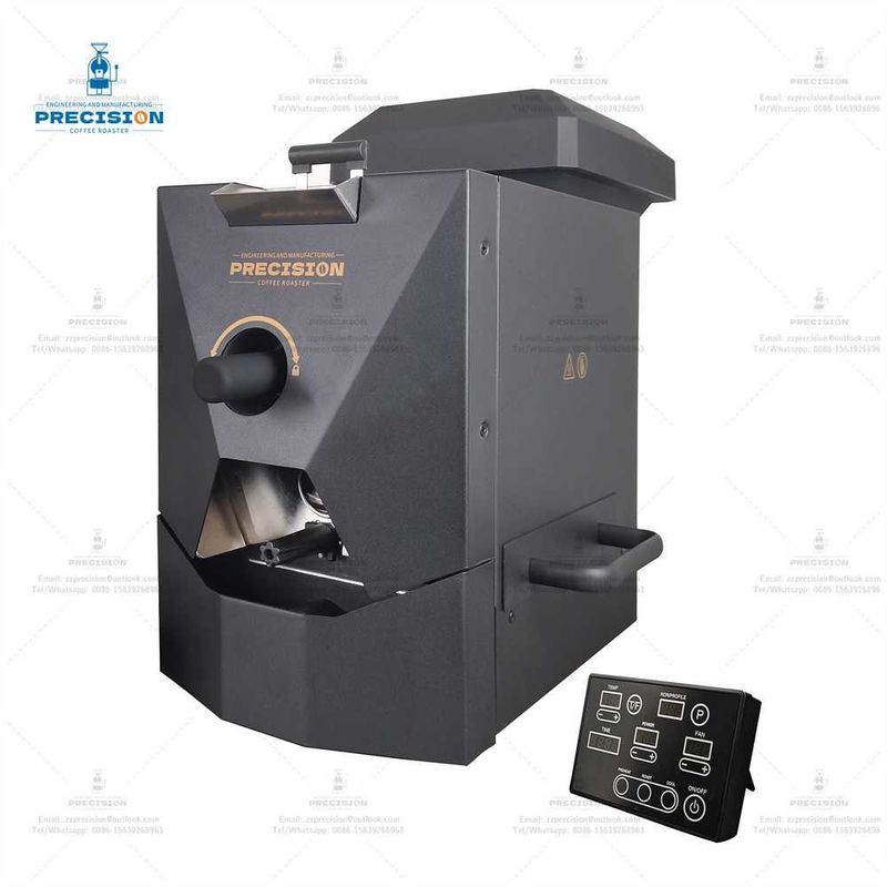 220V 2000W ব্ল্যাক হোয়াইট বিন রোস্টার হোম কফি রোস্টার মেশিন সম্পূর্ণ গরম বায়ু বেকিং সঙ্গে